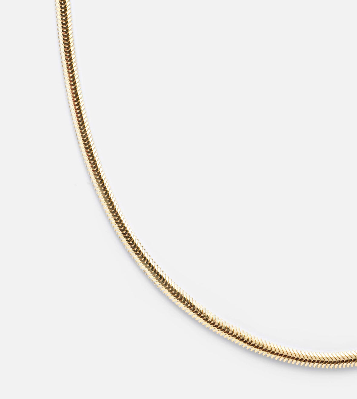 Oval Herringbone chain