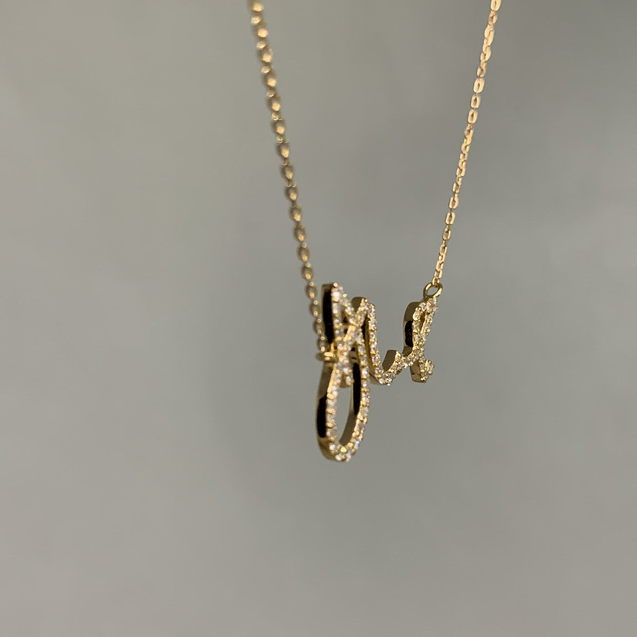 Diamonds Name Necklace
