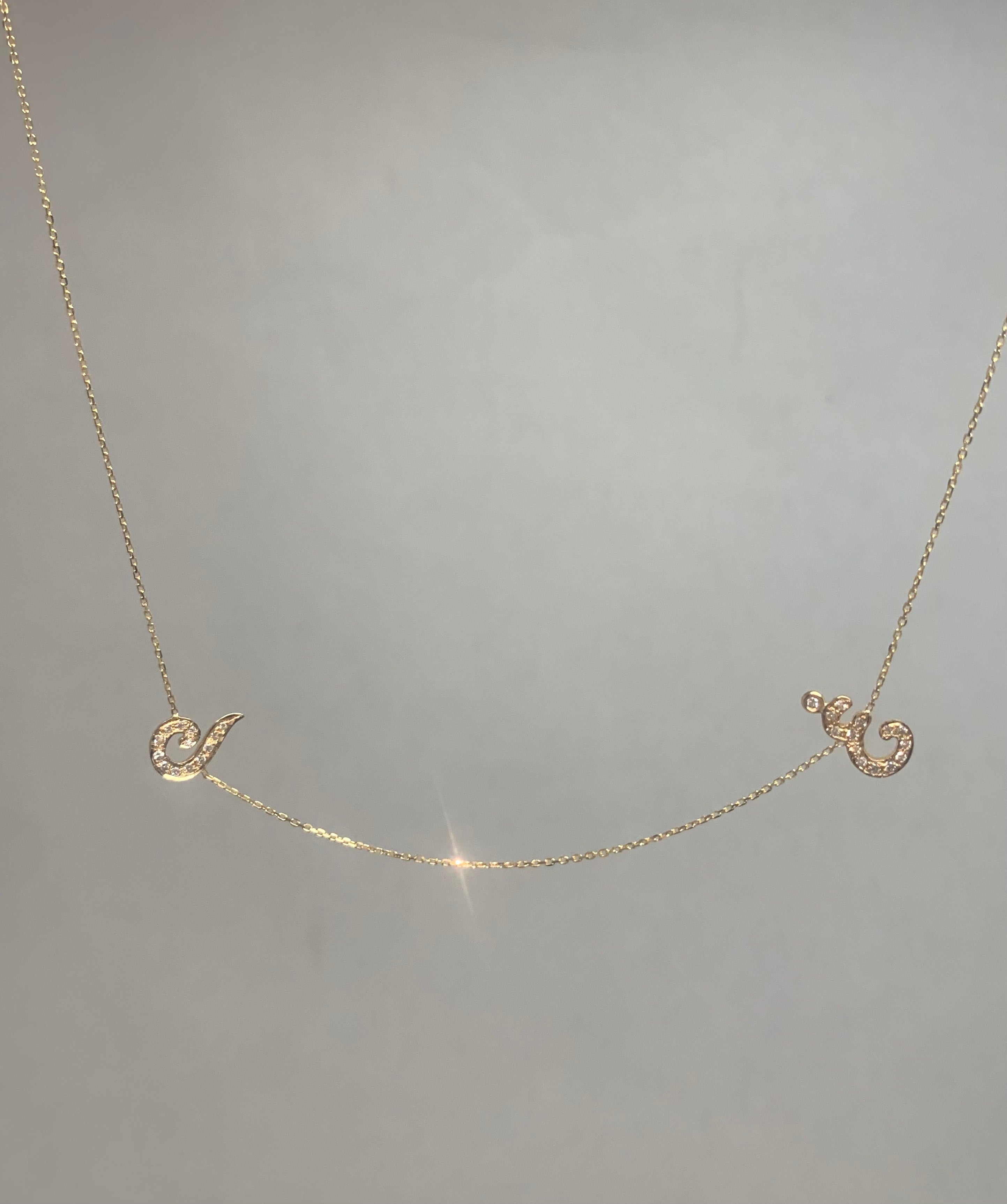 Two letters Necklace