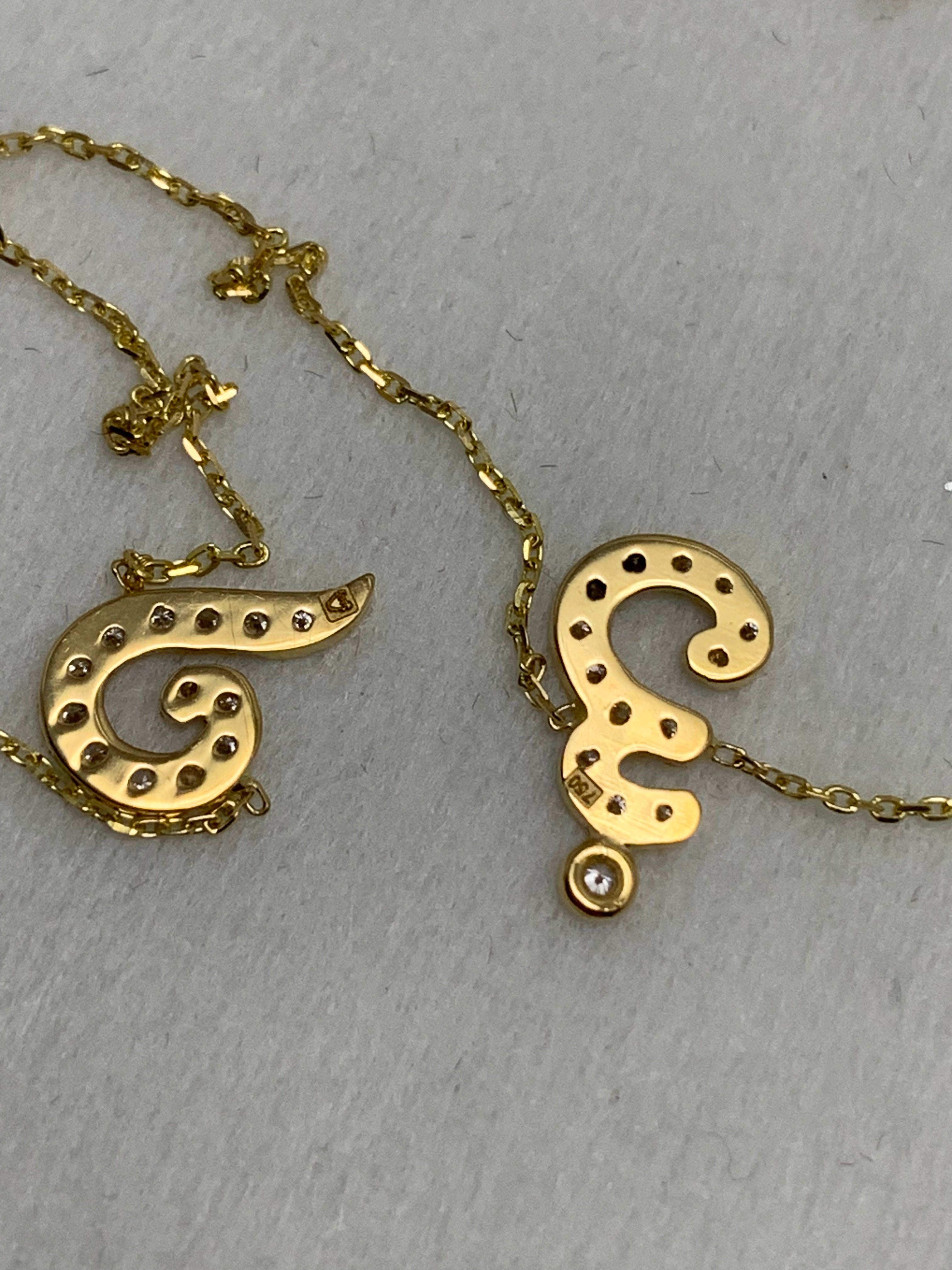 Two letters Necklace