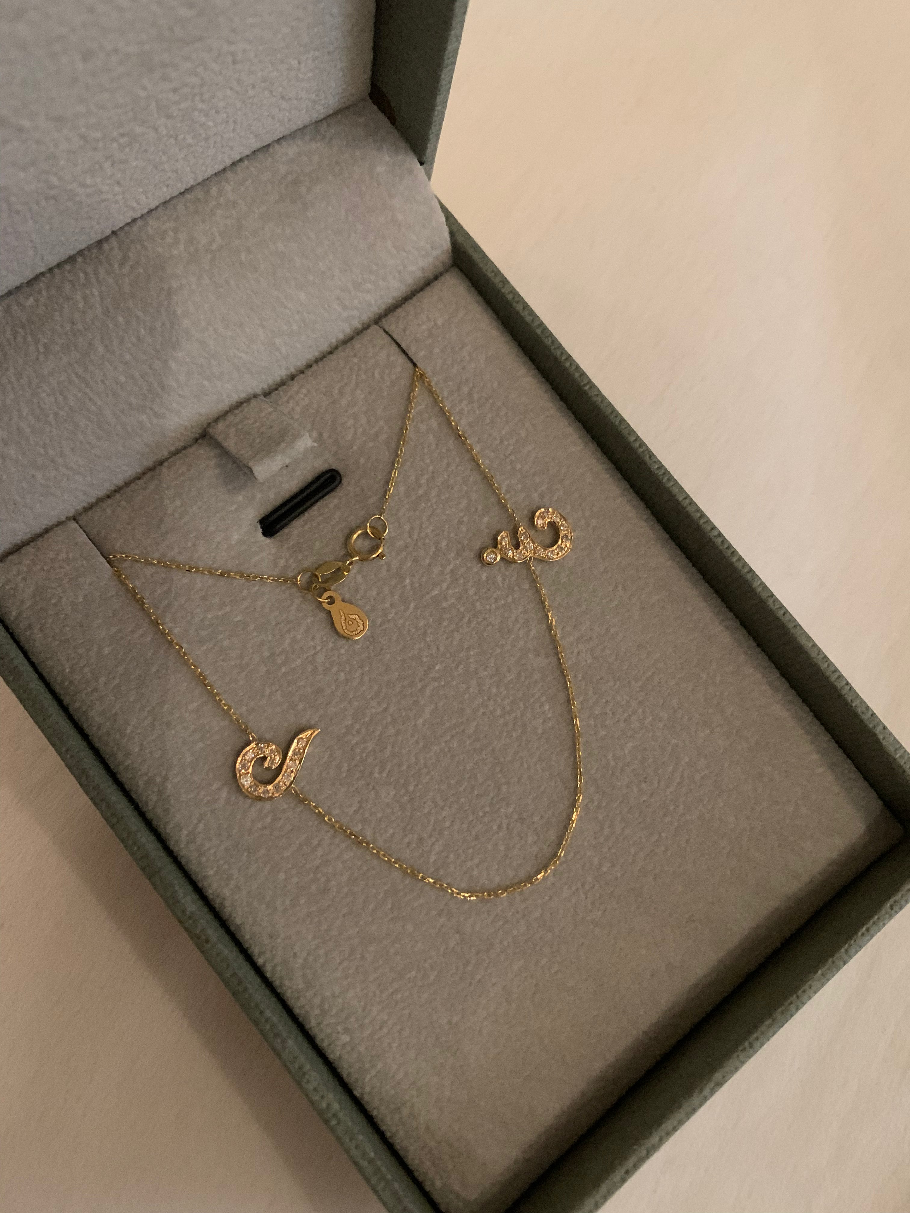 Two letters Necklace