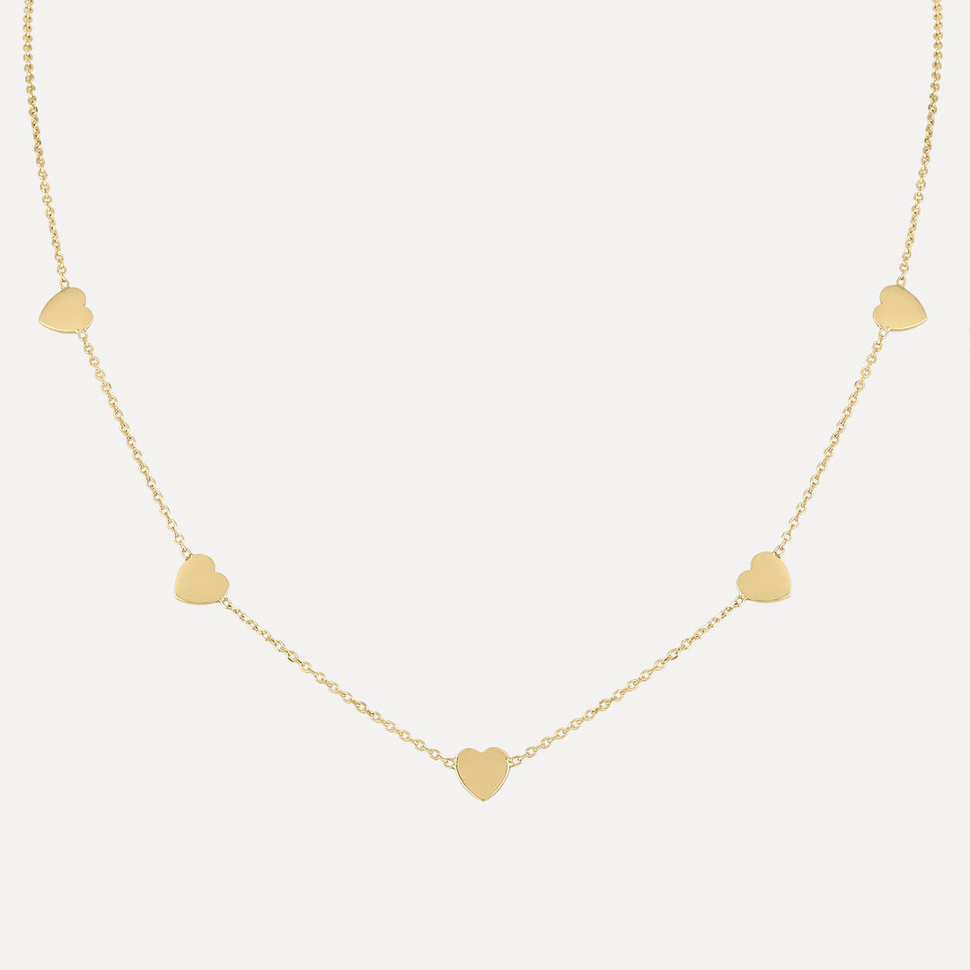 Mini Hearts Necklace