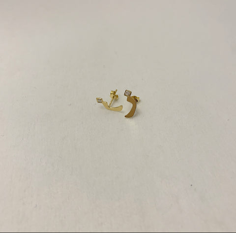 Letters Earrings